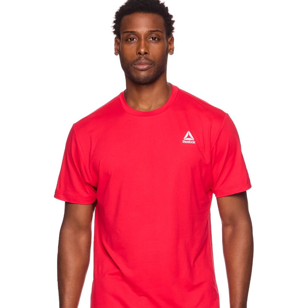 Reebok Delta Core Men's SS T-Shirt Short-Sleeve Neon Red